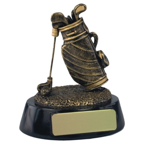 Personalised 10cm antique gold - 10cm,