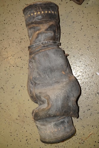 Antique 1910s 1920s leather - 1910s,