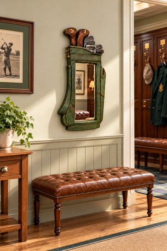 Vintage mirror rare man cave - vintage,