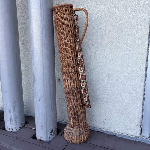 Antique wicker stovepipe - wicker,