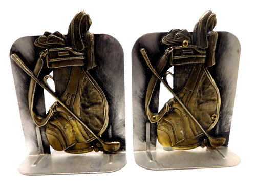 Bookends metzke pewter golf - bookends,