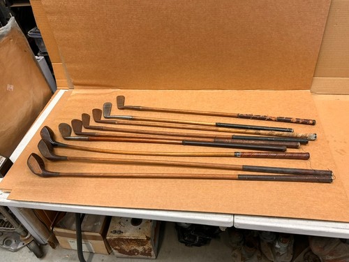 Antique hickory stick - antique, golf