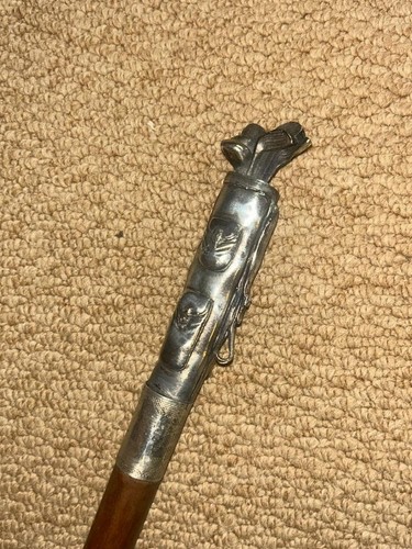 Antique walking stick cane - walking,