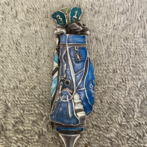 Enamelled golf bag - golf, &